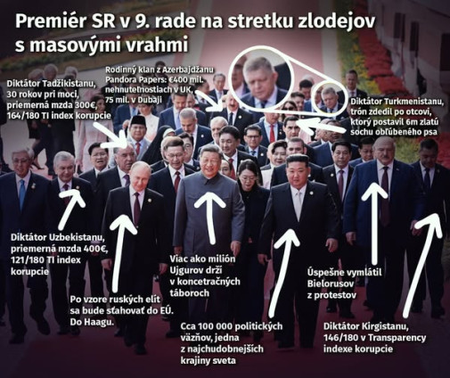 vrahovia vpredu, kolaboranti vzadu